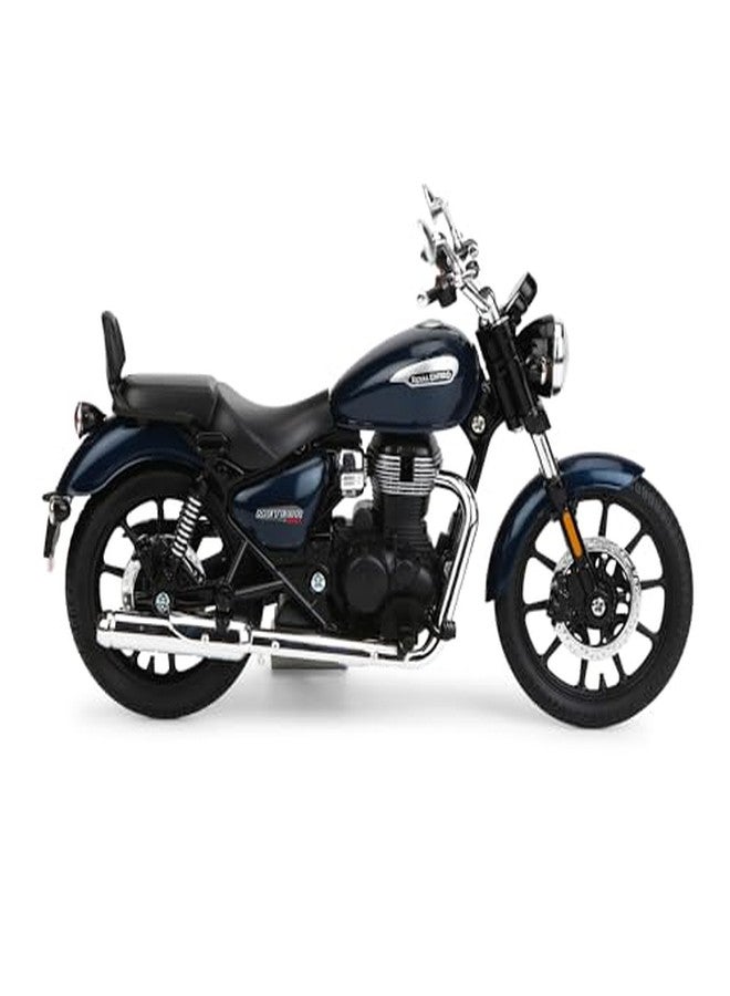 Royal Enfield نموذج مصغر لدراجة رويال إنفيلد ميتيور 350 باللون الأزرق النجمي - Image 4